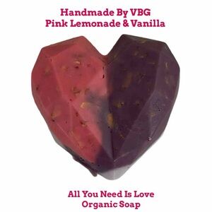 VintageBitch Gifts Handmade All You Need Is Love Organic Oatmeal Soap